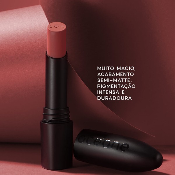 Encontraproduto.com.br - Kit Blush Cintilante Rose Pink + Batom Nude Semi Matte Sienna Océane Edition (2 Produtos)