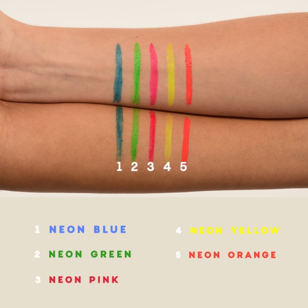 Encontraproduto.com.br - Kit Caneta Delineadora Flash Color Pen Neon 4you (5 Produtos)