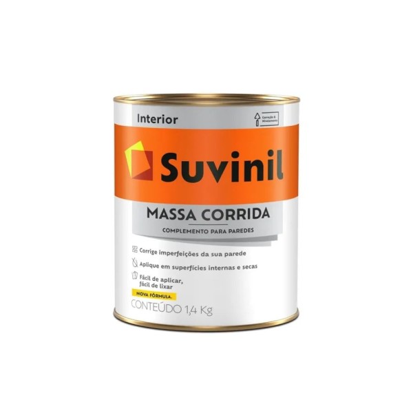 Massa Corrida 1,4Kg Lata 50687536 Suvinil