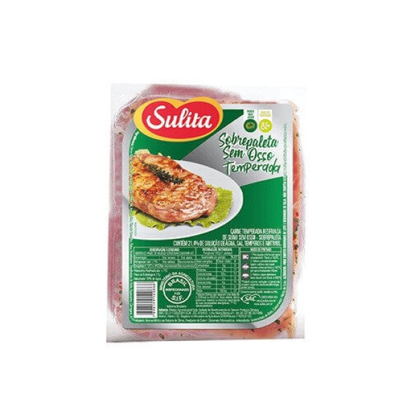 Sobrepaleta Suína Sulita Temperada Resfriada Peça