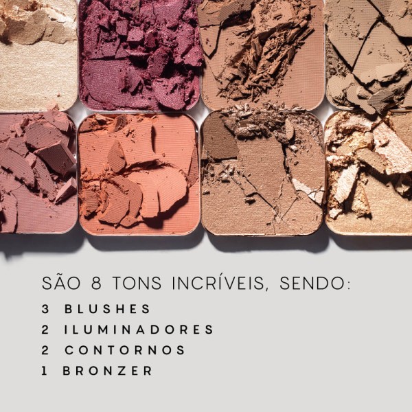 Encontraproduto.com.br - Kit Make Prática By Rafaela Santos (8 Produtos)
