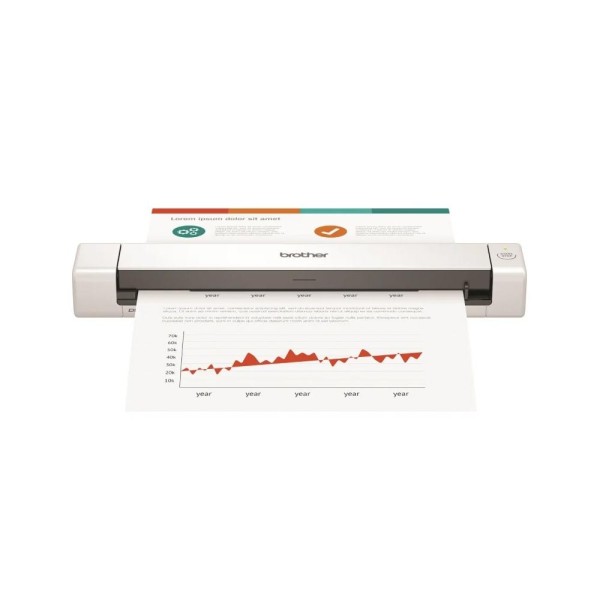 Encontraproduto.com.br - Scanner Portátil USB 3.0 15ppm DS-640 - Brother