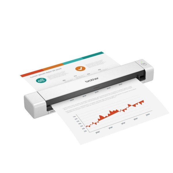Encontraproduto.com.br - Scanner Portátil USB 3.0 15ppm DS-640 - Brother