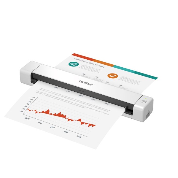 Encontraproduto.com.br - Scanner Portátil USB 3.0 15ppm DS-640 - Brother