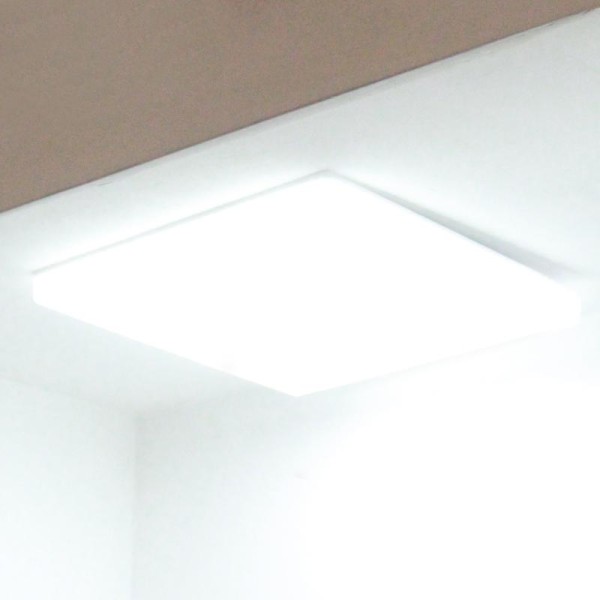 Encontraproduto.com.br - Painel LED Embutido Quadrado sem Borda 36w 6500k Branco Frio Bivolt Potência: 36w Cor da Luz do LED: 6500k Branco Frio Voltagem Bivolt Formato: Quadrado DimensÃµes: 22x2cm