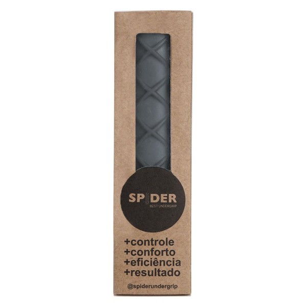 Undergrip Spider Punho para Raquetes Beach Tennis e Padel Normal Cinza com Copinho