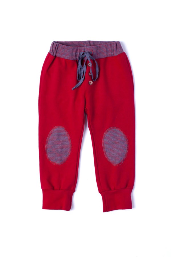 CALÇA BB COM JOELHEIRA LISTRA FININHA