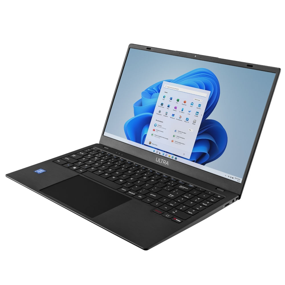 Encontraproduto.com.br - Notebook, Windows 11 Home, Tela 14 Pol, Processador Celeron N4020C, Memória 4GB 128GB eMMC Cinza Ultra - UB250OUT [Reembalado]