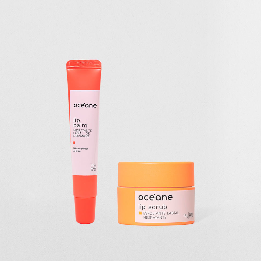 Encontraproduto.com.br - Kit Esfoliante Labial +  Hidratante Labial (2 Produtos)