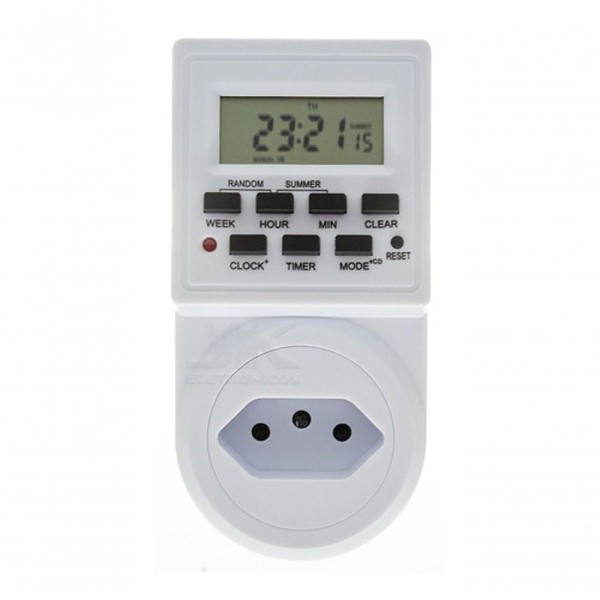 Encontraproduto.com.br - Temporizador Timer Bivolt Digital Controle Do Tempo Energia