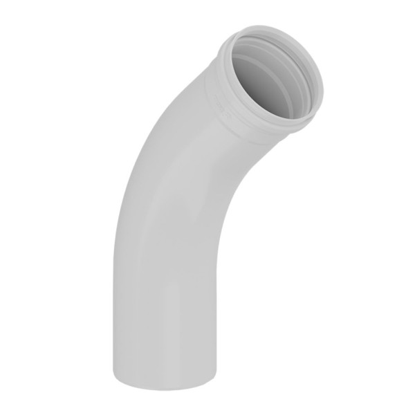 Encontraproduto.com.br - Curva Longa Para Esgoto PVC 45° 50mm Branca Tigre