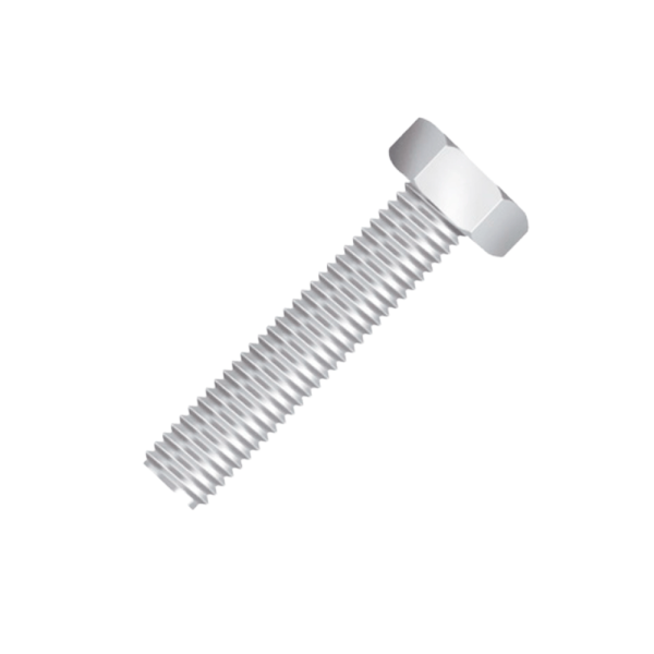 Parafuso Sextavado UNC de Aço 1/4 X 1 Zincado Branco (caixa com 500) - CISER