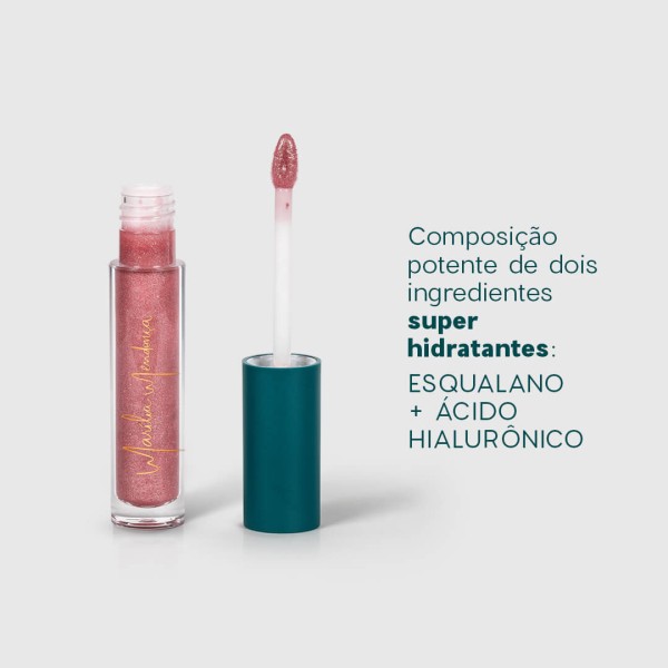 Encontraproduto.com.br - Kit Máscara para Cílios + Caneta Delineadora Brilho Labial + Sacola de Presente Pequena (3 Produtos)