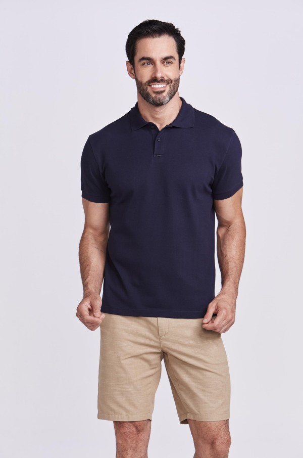 POLO M/C CASUAL PIMA MARINHO