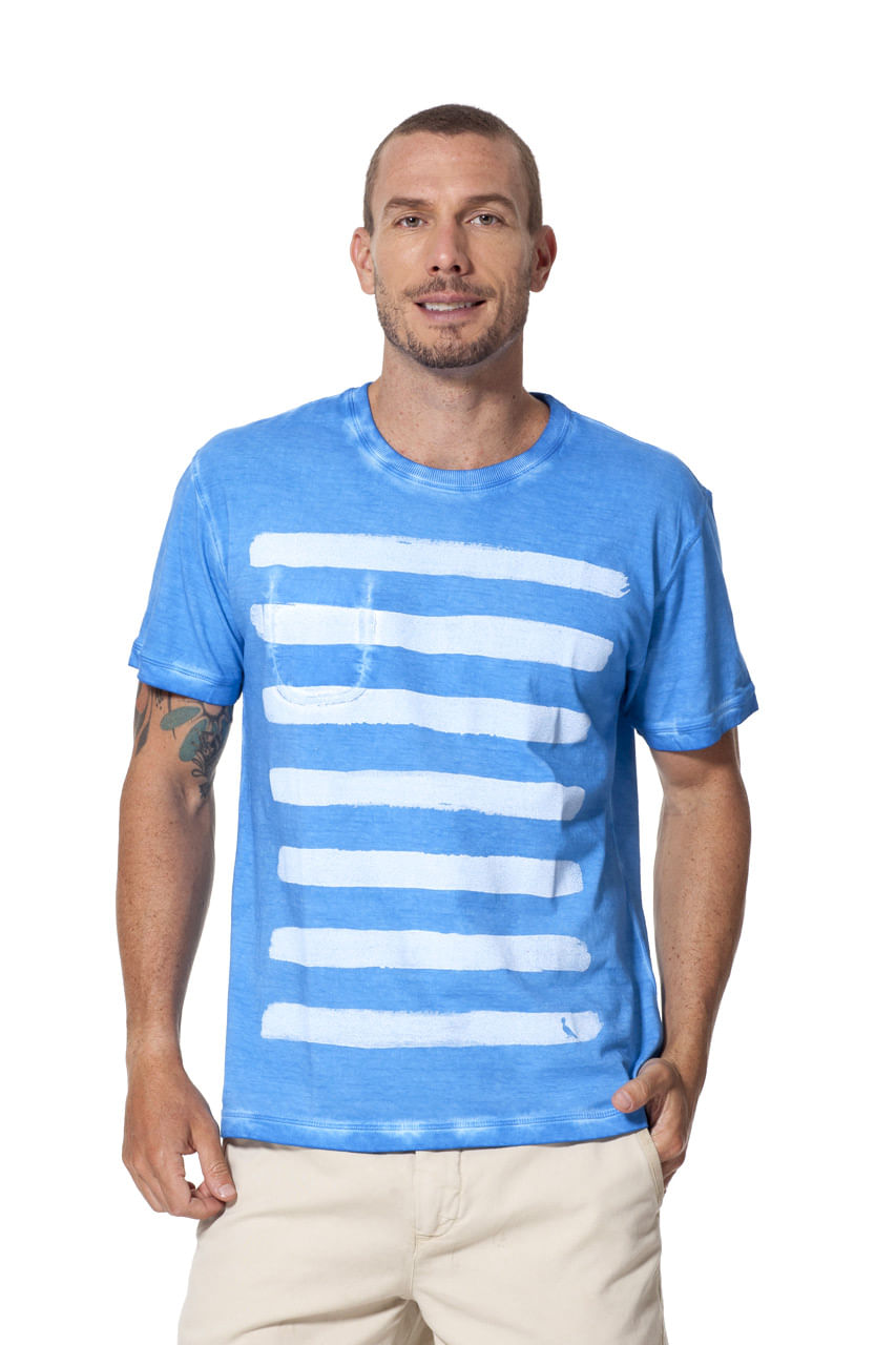 Encontraproduto.com.br - CAMISETA NAVY BOLSO DUPLA FACE ALTO VER