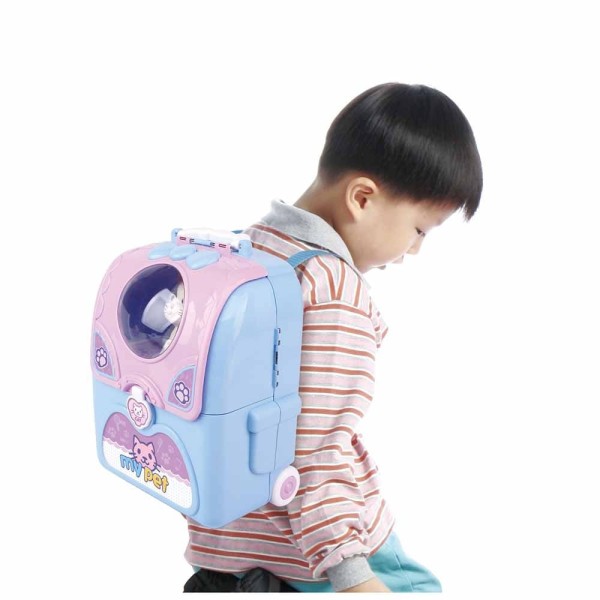 Encontraproduto.com.br - Workshop Jr. Mochila Pet Shop Gato com Acessórios Multikids - BR1672OUT [Reembalado]