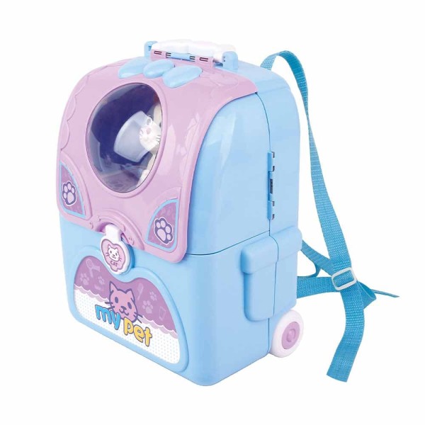Encontraproduto.com.br - Workshop Jr. Mochila Pet Shop Gato com Acessórios Multikids - BR1672OUT [Reembalado]