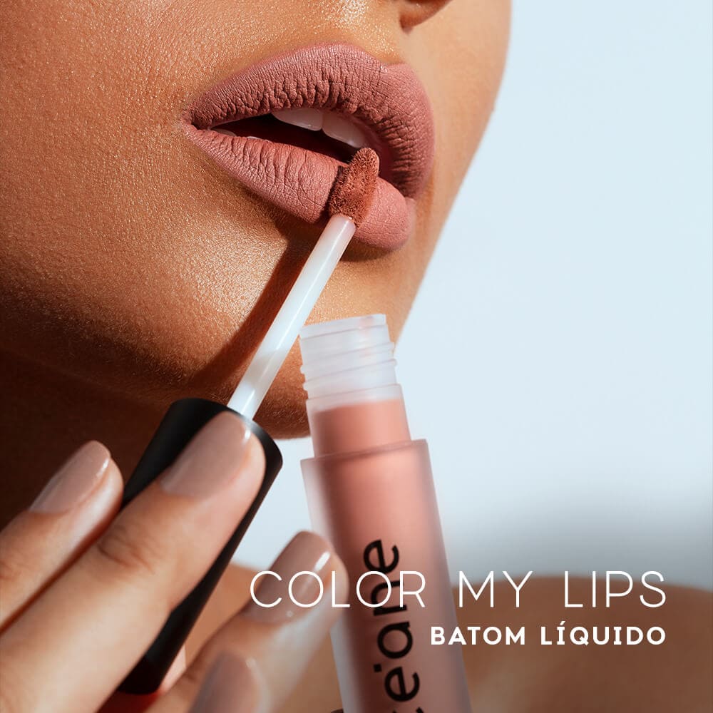 Encontraproduto.com.br - Kit Lápis Labial Marrom + Batom Nude Océane Edition (2 Produtos)