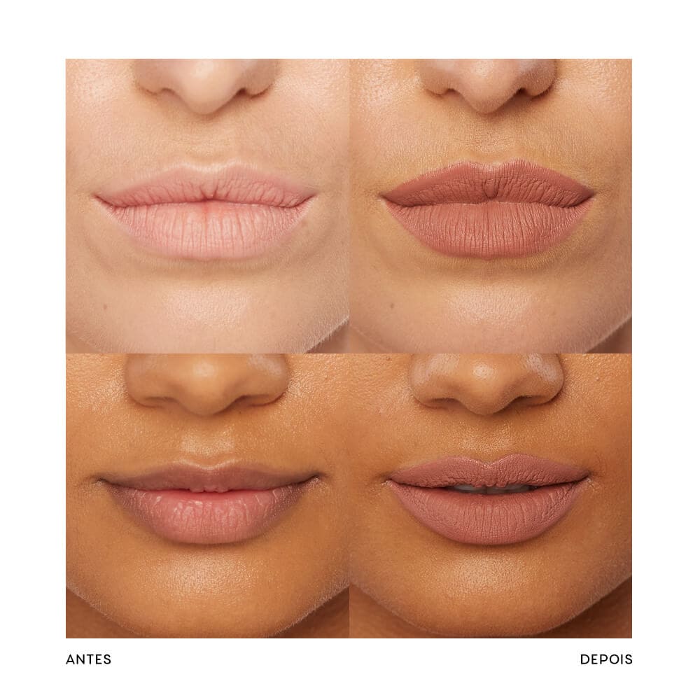 Encontraproduto.com.br - Kit Lápis Labial Marrom + Batom Nude Océane Edition (2 Produtos)
