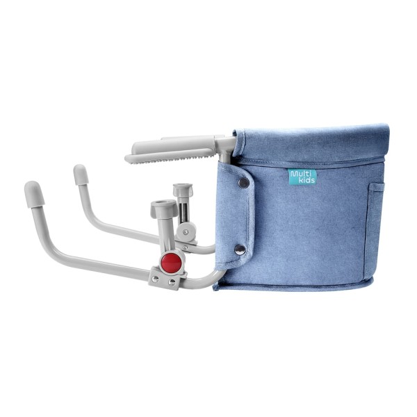 Encontraproduto.com.br - Cadeira de Alimentação de Encaixe em Mesa 6M-15Kg Multikids Baby Click N Clip Azul Multikids Baby - BB377OUT [Reembalado]