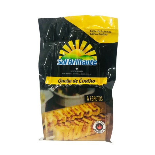 Encontraproduto.com.br - Queijo Coalho Sol Brilhante c/ 6 Palitos
