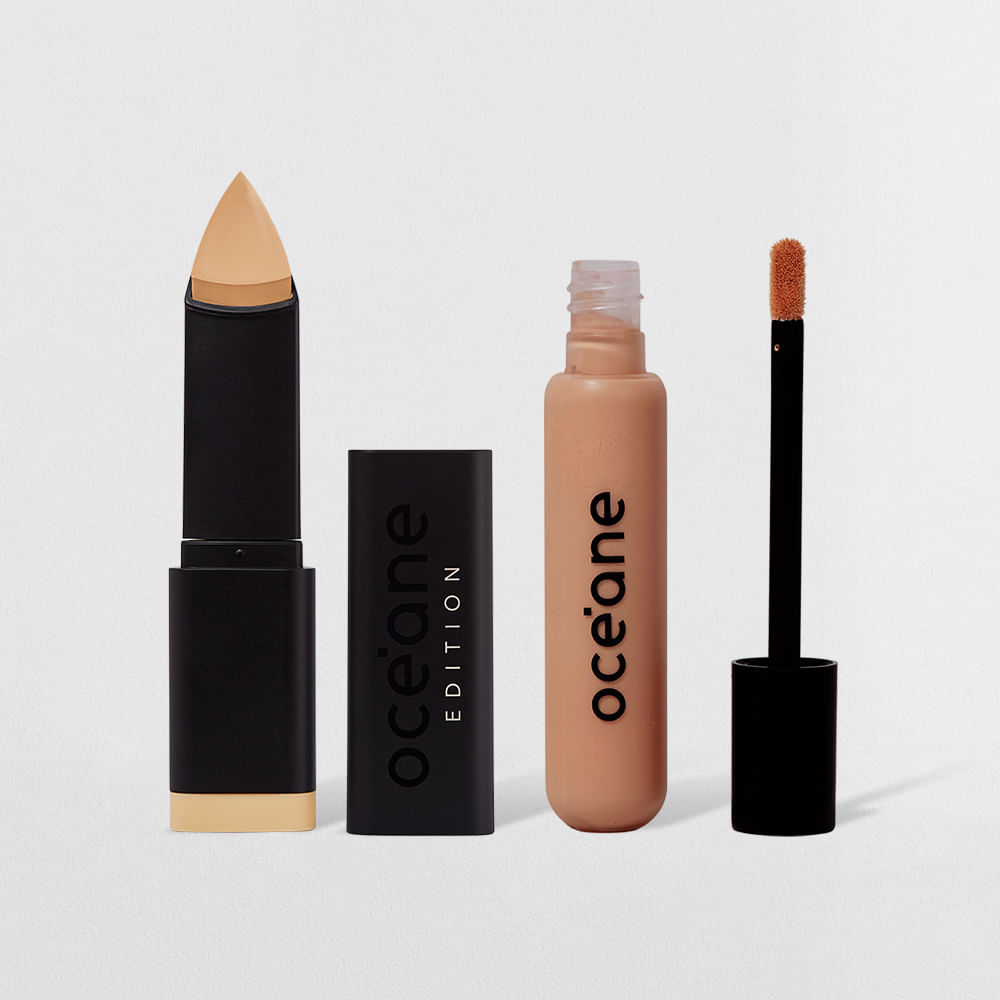Kit Base em Bastão Sand + Corretivo Líquido Light Océane Edition (2 Produtos)