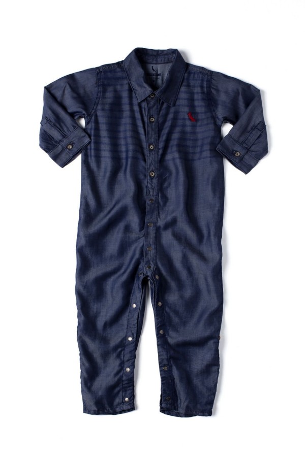 Encontraproduto.com.br - MACACÃO BB JEANS LISTRAS