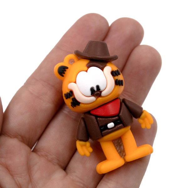 Encontraproduto.com.br - PINGENTES GARFIELD 50MM EMBORRACHADO COM 12 PEÇAS