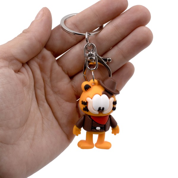 Encontraproduto.com.br - PINGENTES GARFIELD 50MM EMBORRACHADO COM 12 PEÇAS