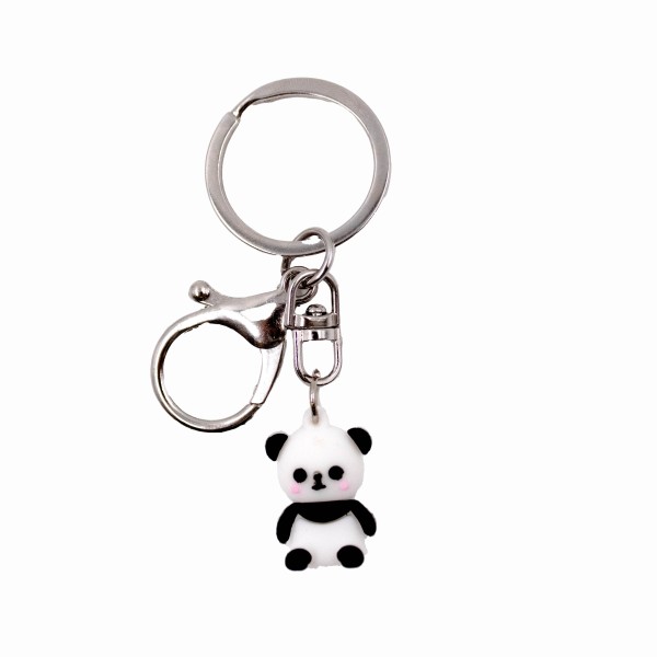 Encontraproduto.com.br - PINGENTE PANDA 25MM EMBORRACHADO COM 100 UNIDADES