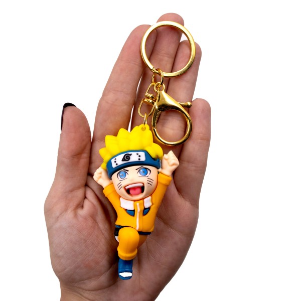 Encontraproduto.com.br - PINGENTES NARUTO 80MM EMBORRACHADO COM 14 PEÇAS