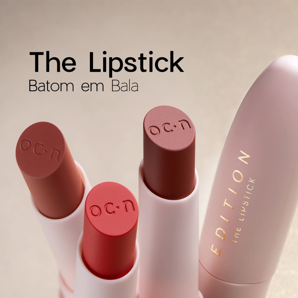 Encontraproduto.com.br - Kit Lápis Labial Marrom + Batom Marrom Océane Edition (2 Produtos)