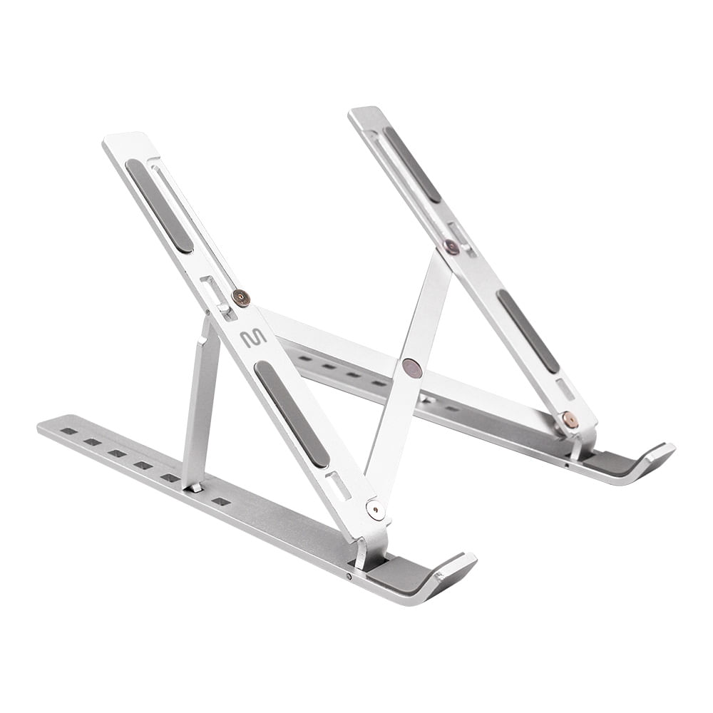 Encontraproduto.com.br - Suporte Portátil de Alumínio Para Notebook - Multilaser - AC378OUT [Reembalado]