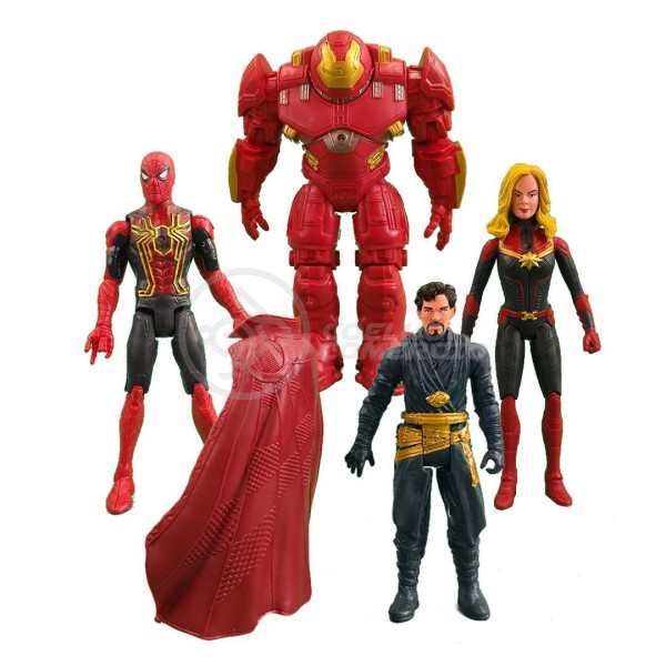 Encontraproduto.com.br - Kit Cartela Com 4 Bonecos 15Cm Vingadores End Game 24