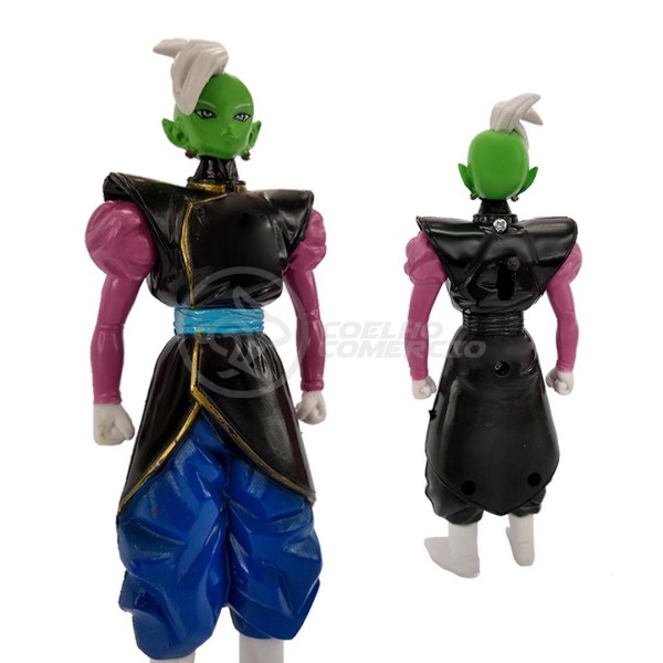 Encontraproduto.com.br - Kit 6 Bonecos Dragon Ball Super Goku Ssj3, Zamasu - Fusão, Trunks, Hit, Deus Da Destruição Gin 13