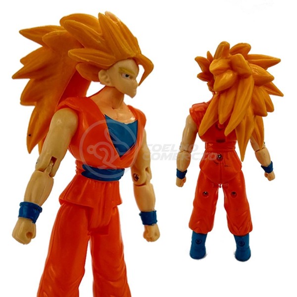 Encontraproduto.com.br - Kit 6 Bonecos Dragon Ball Super Goku Ssj3, Zamasu - Fusão, Trunks, Hit, Deus Da Destruição Gin 13
