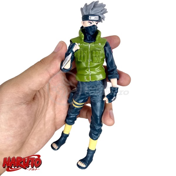 Encontraproduto.com.br - Brinquedo Boneco Action Figure Kakashi Hatake sharingan 18cm Colecionável Ninja Ultimate 1