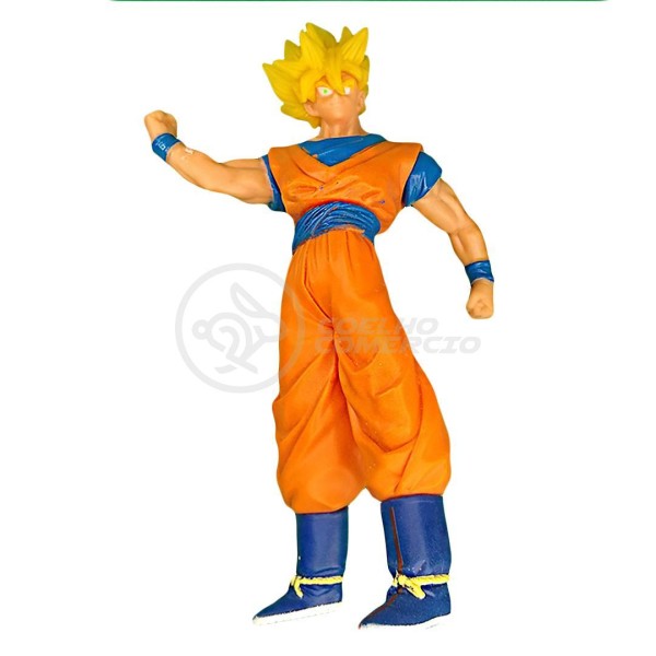 Encontraproduto.com.br - Boneco Action Figure Goku Super Sayajin 26Cm Dragonball
