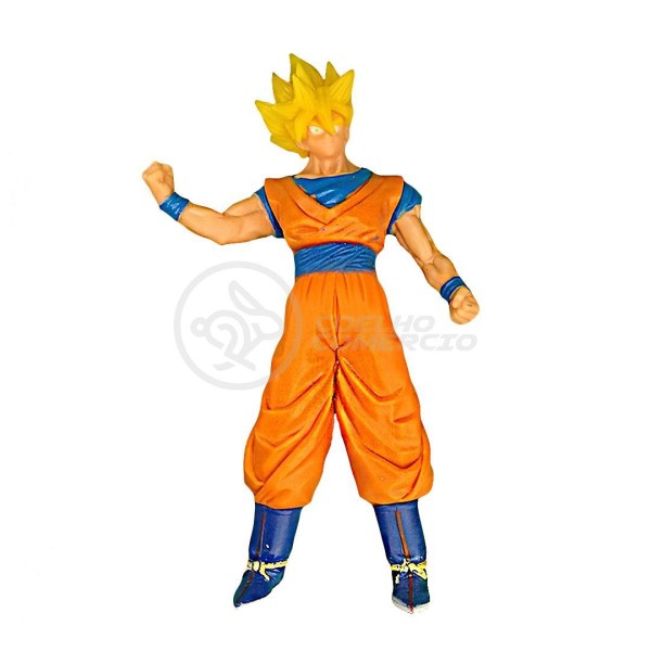Encontraproduto.com.br - Boneco Action Figure Goku Super Sayajin 26Cm Dragonball