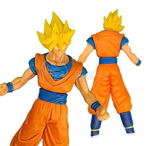 Encontraproduto.com.br - Boneco Action Figure Goku Super Sayajin 26Cm Dragonball