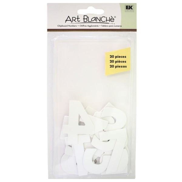 Encontraproduto.com.br - Conjunto de Numeros Brancos 20 Peças Ek Tools Abchipb008