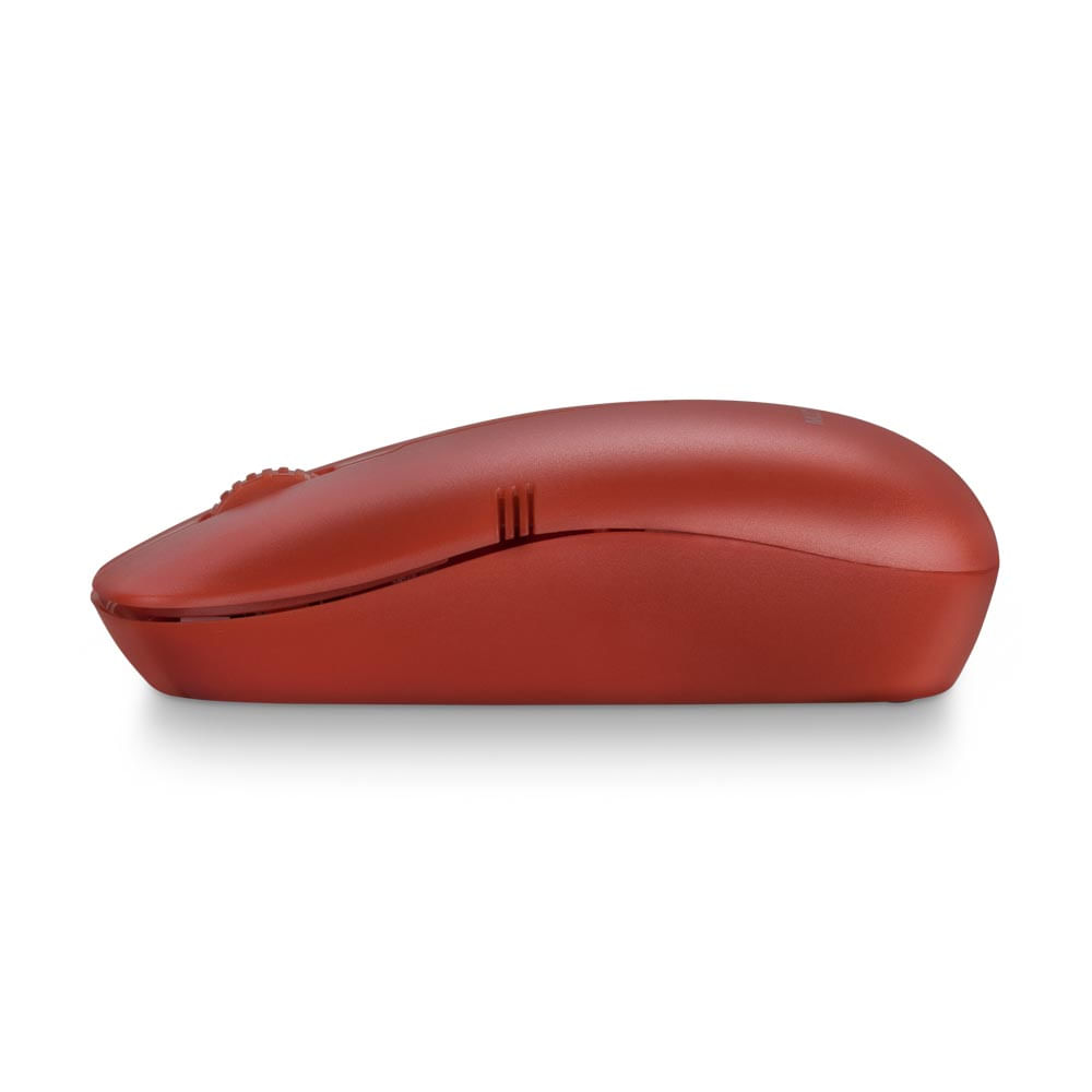 Mouse Sem Fio Light Conexão Usb 1200dpi 3 Botões Design Slim Vermelho - MO289OUT [Reembalado]