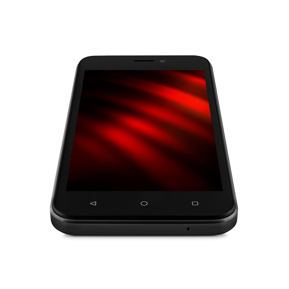 Encontraproduto.com.br - Smartphone Multilaser E 2 3G 32GB Wi-Fi Tela 5 pol. Dual Chip 1GB RAM Android 11 (Go edition) Processador Quad Core - Preto - P9148X [Reembalado]