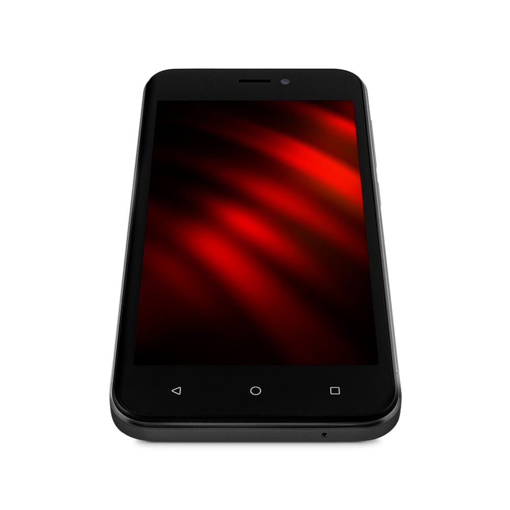 Encontraproduto.com.br - Smartphone Multilaser E 2 3G 32GB Wi-Fi Tela 5 pol. Dual Chip 1GB RAM Android 11 (Go edition) Processador Quad Core - Preto - P9148X [Reembalado]