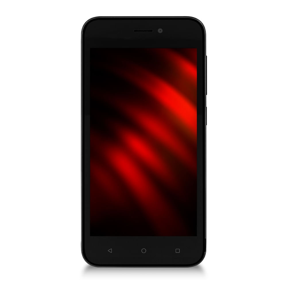 Encontraproduto.com.br - Smartphone Multilaser E 2 3G 32GB Wi-Fi Tela 5 pol. Dual Chip 1GB RAM Android 11 (Go edition) Processador Quad Core - Preto - P9148X [Reembalado]
