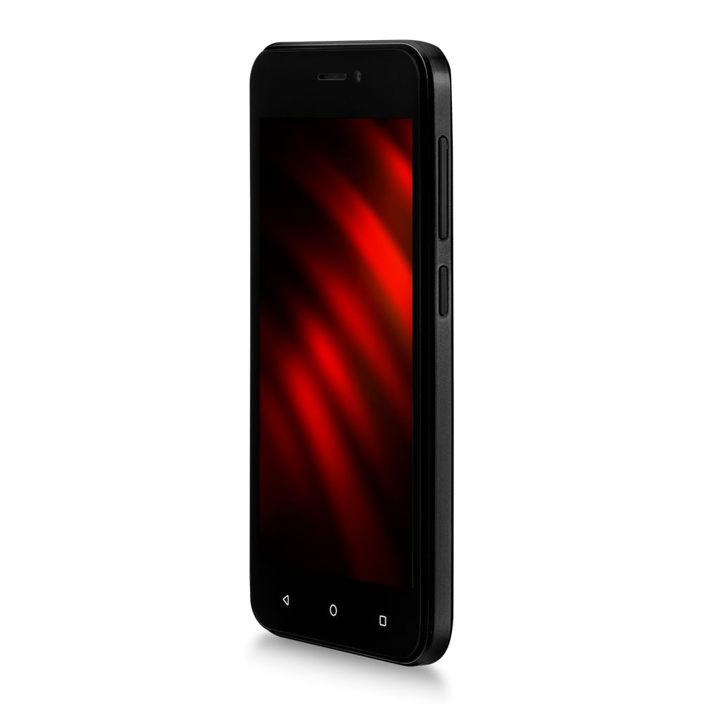 Encontraproduto.com.br - Smartphone Multilaser E 2 3G 32GB Wi-Fi Tela 5 pol. Dual Chip 1GB RAM Android 11 (Go edition) Processador Quad Core - Preto - P9148X [Reembalado]