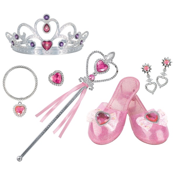 Encontraproduto.com.br - Kit Sapatinho de Cristal Princess Me Rosa Multikids - BR2036OUT [Reembalado]