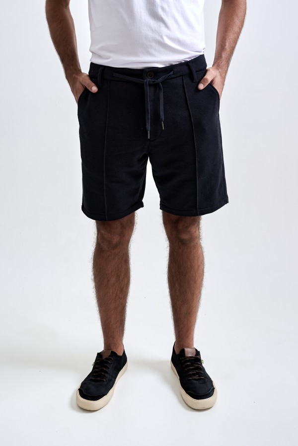 Encontraproduto.com.br - Bermuda Chino Moletom Nilo Preto