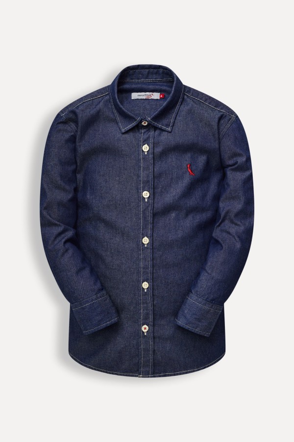 Camisa Reserva Mini Oxford Denim