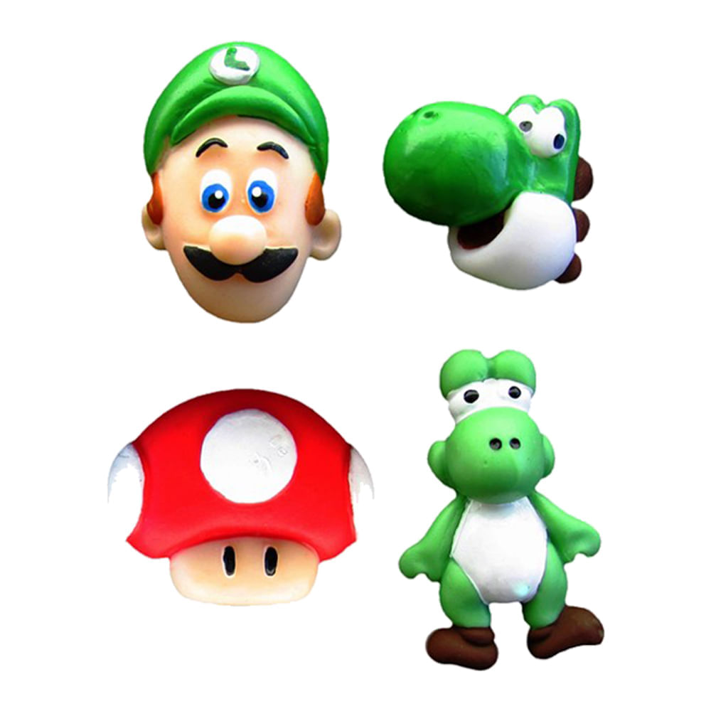 Molde Silicone 1372 Miniaturas Mario